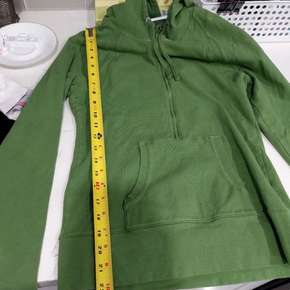 Gap Body Green Half Zip Cotton Hoodie (Size S) - Picture 10 of 11